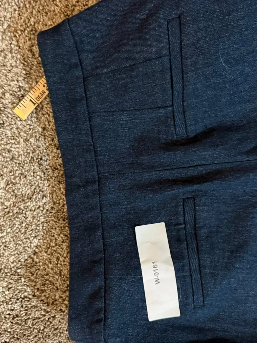 Express Editor Straight Pants Navy Blue Size 4L